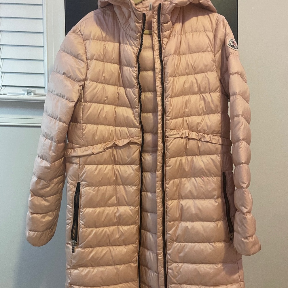 Moncler Kids-girls Pink Thin Jacket